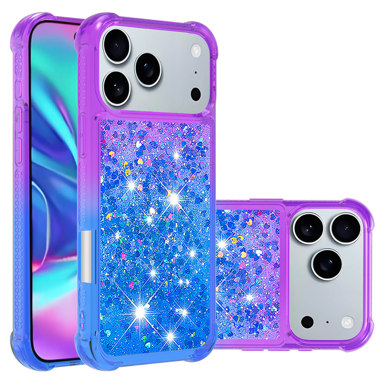 Fragance X - Gradiente bling glitter líquido areia movediça