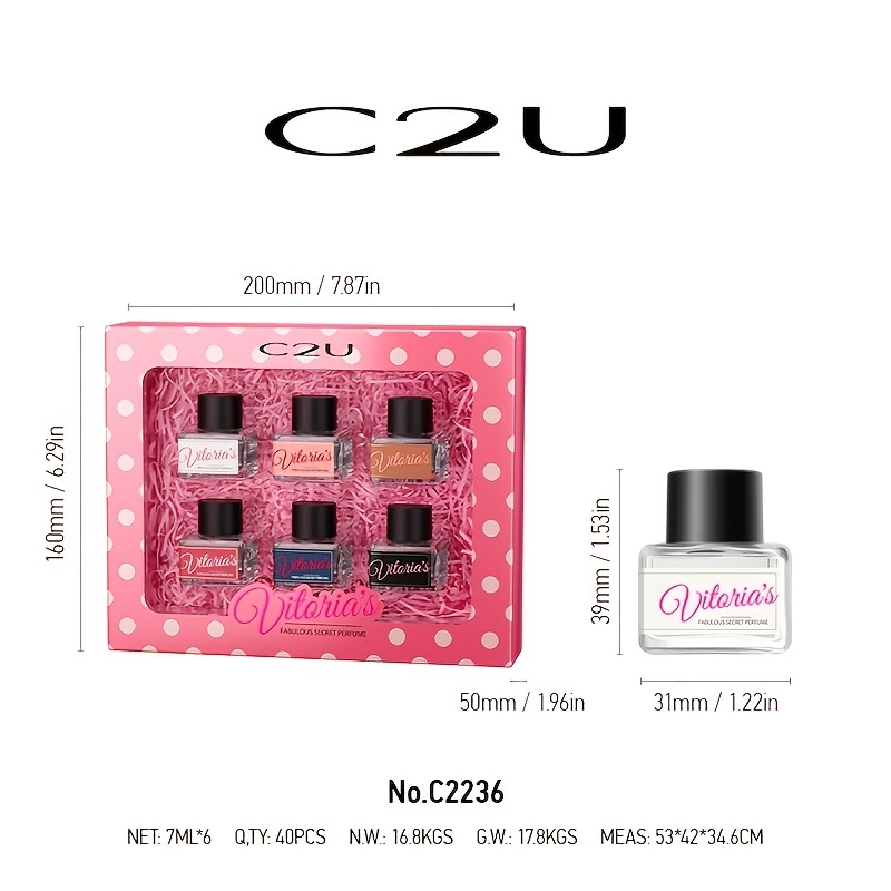 Perfume And Fragrance Difference - C2U Kit de Fragrâncias Íntimas Femininas