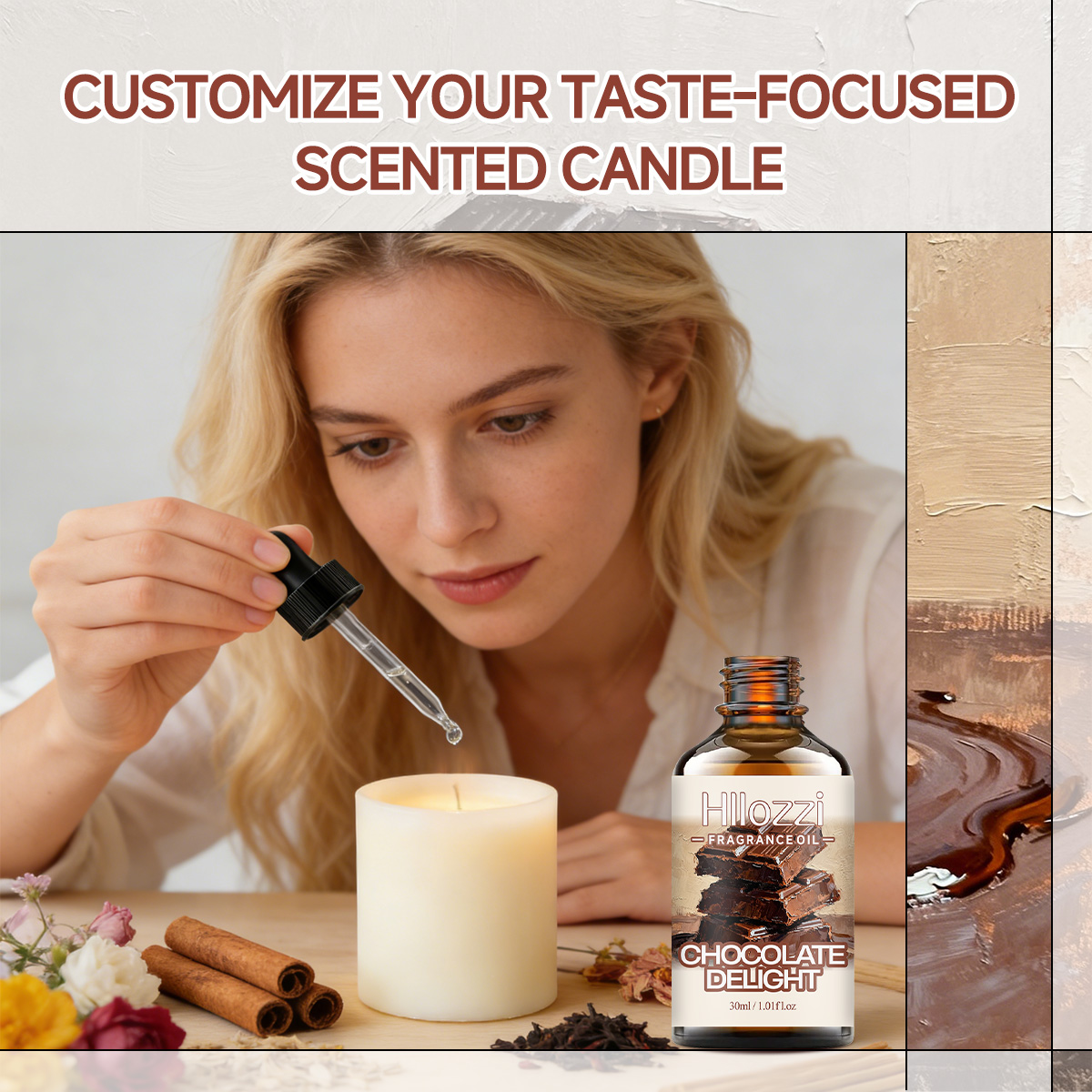 Óleo Aromatizante Chocolate De - Perfume Fragrance Oils For Candles avaliação e preço