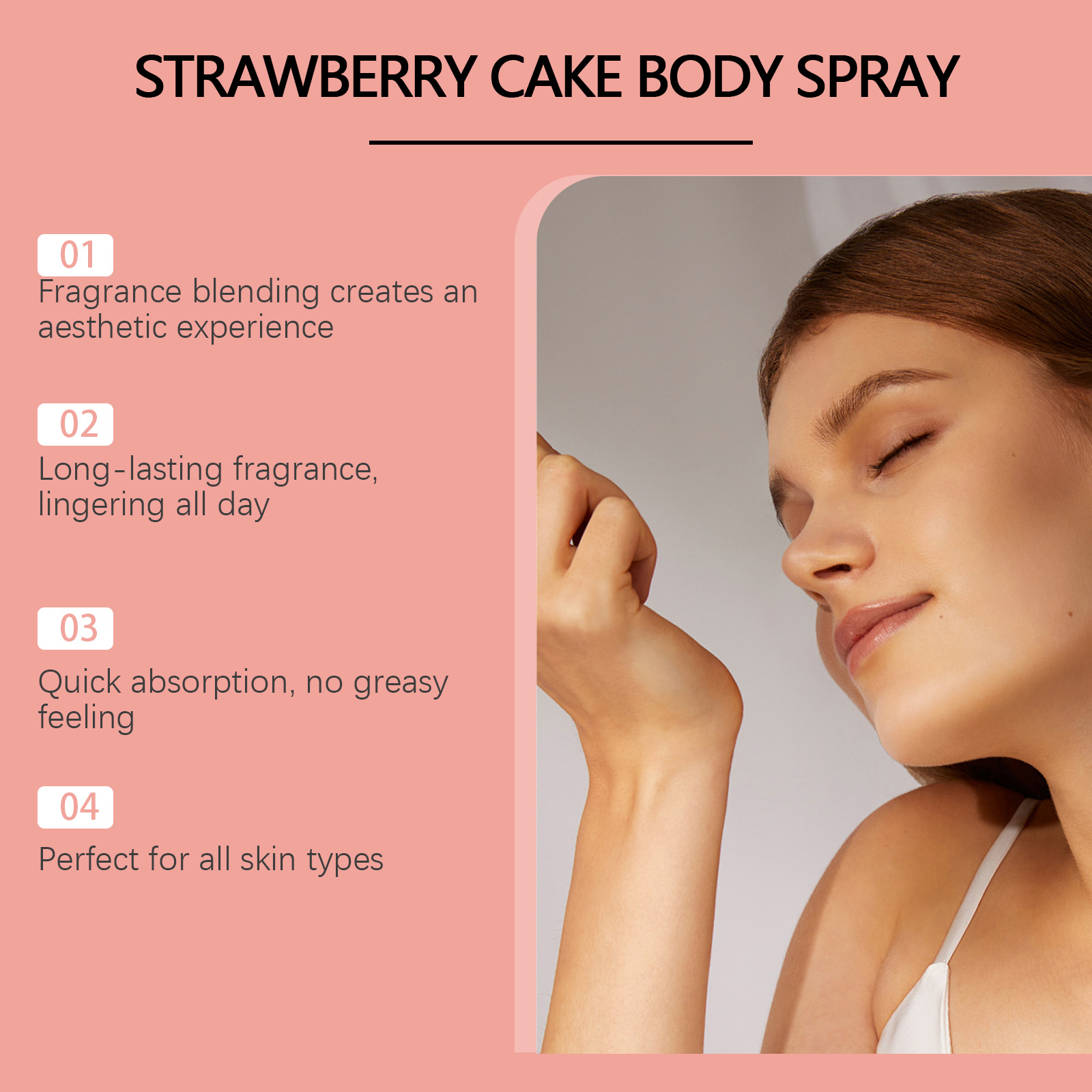 Roxelis bolo de morango névoa  - Perfume Fragrance Mist avaliação e preço