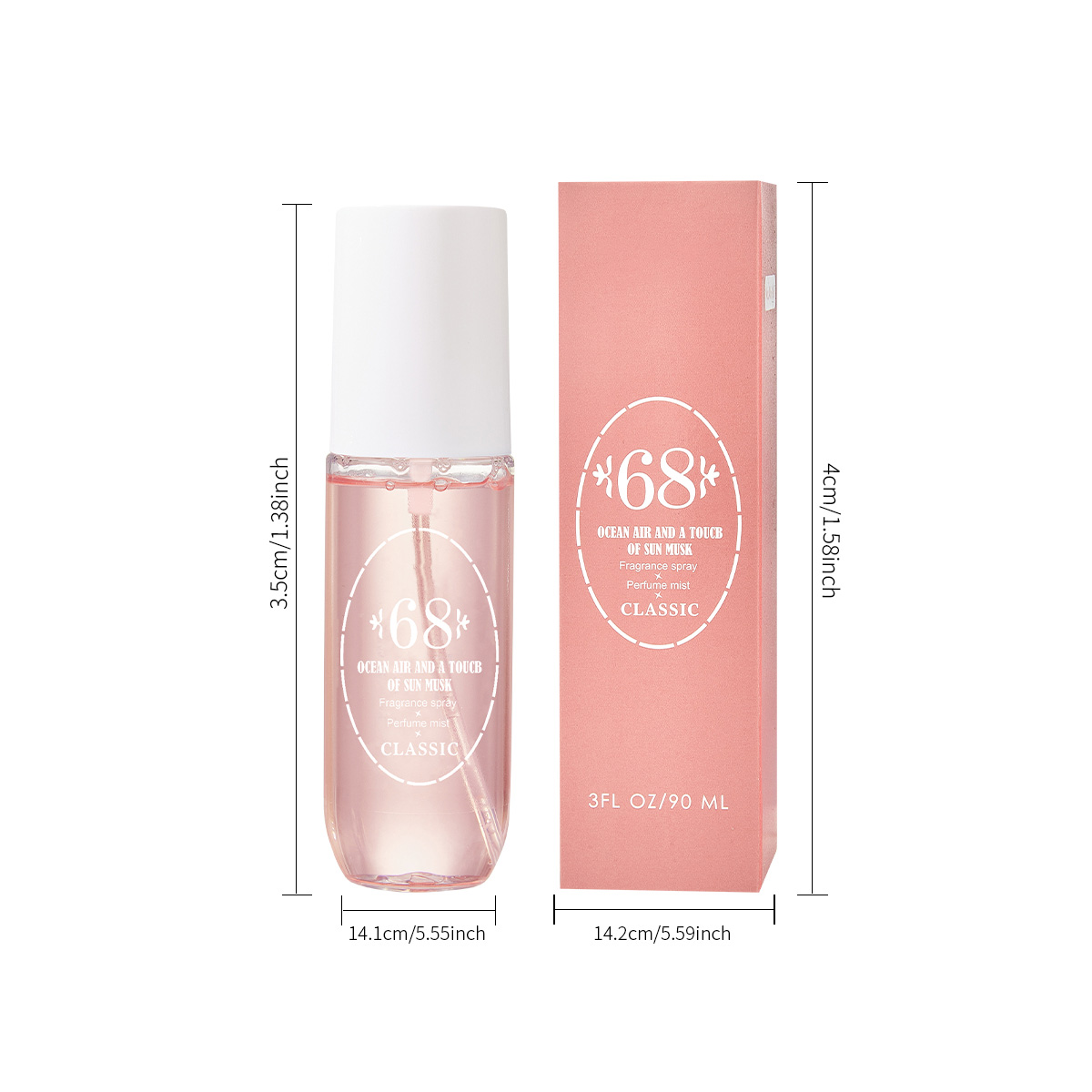 Spray Corporal Perfumado com 5 - Perfume Fragrance Mist avaliação e preço