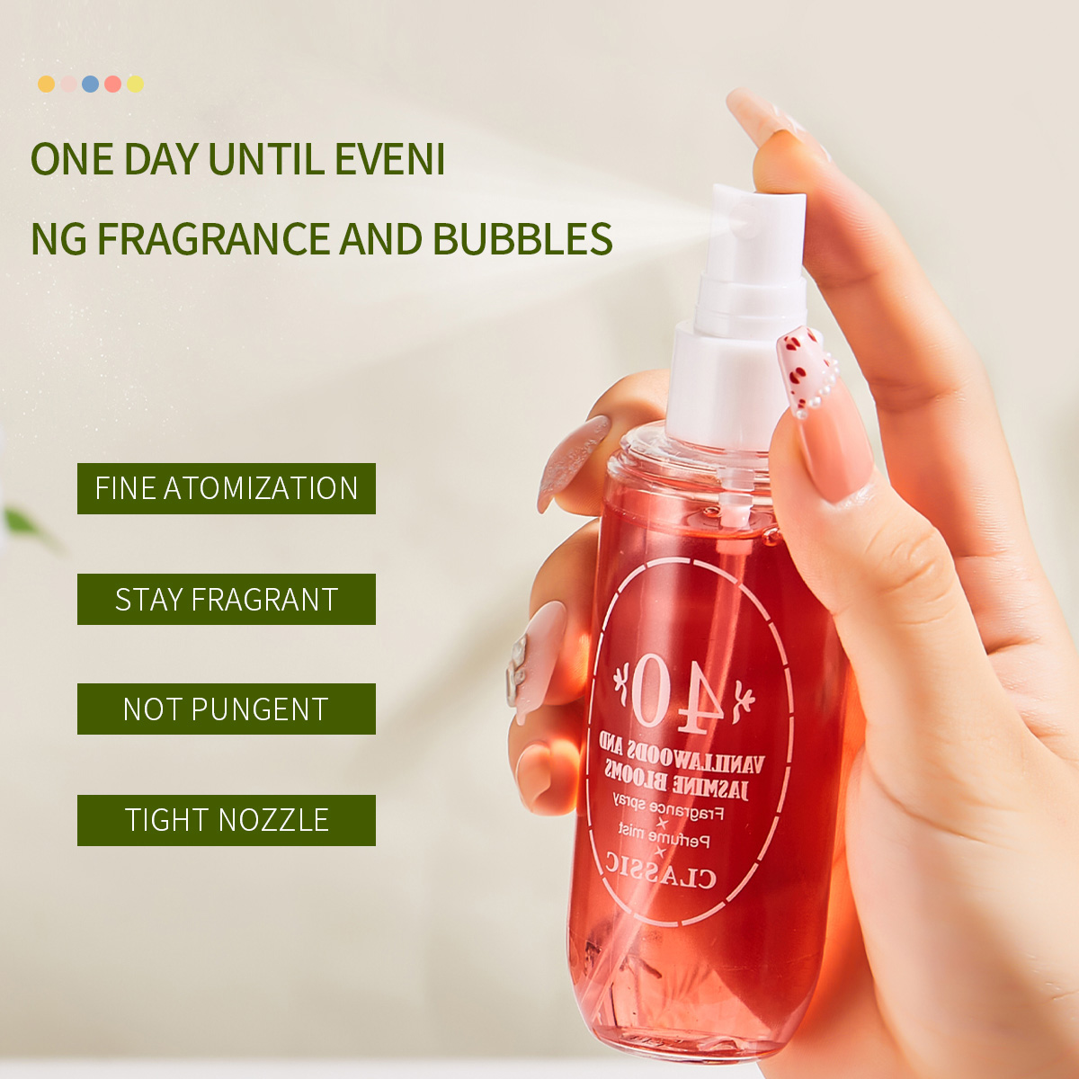 Spray Corporal Perfumado com 5 - Perfume Fragrance Mist avaliação e preço