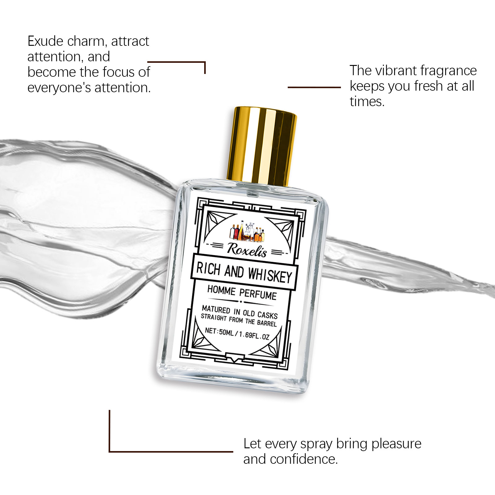 Perfume Masculino Roxelis 50ml - Perfume For Fragrance avaliação e preço