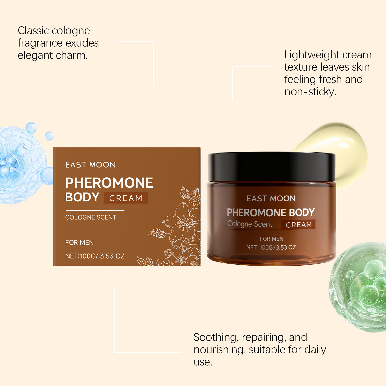Loção Hidratante Masculina Eas - Perfume Light Fragrance avaliação e preço
